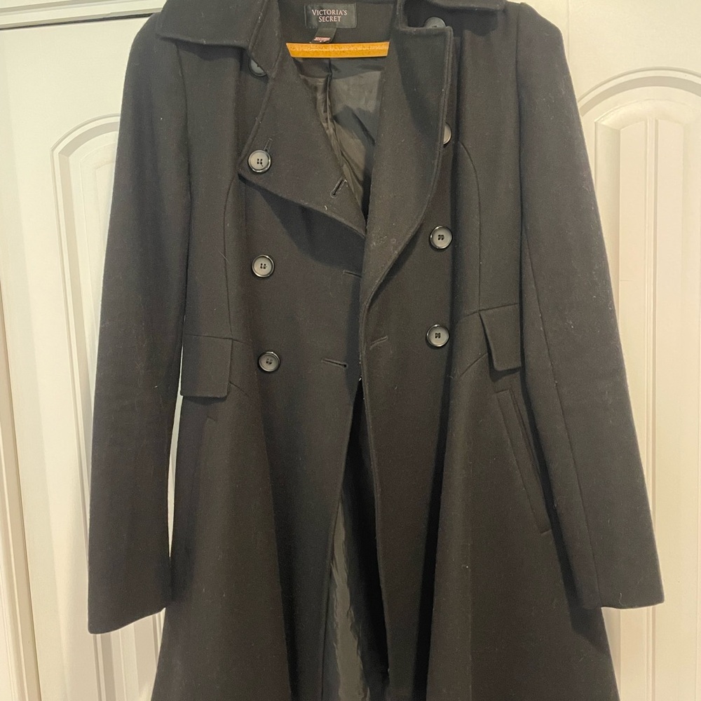 Victoria's Secret Black Pea Coat